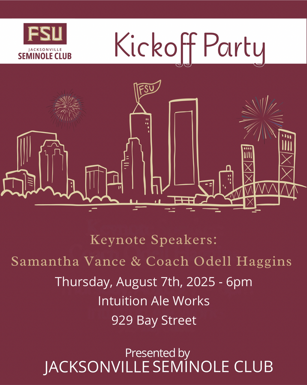 Kickoff Party Tickets 2025
