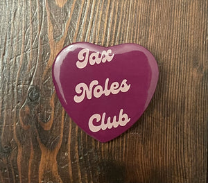 Jax Noles Club Heart Pin